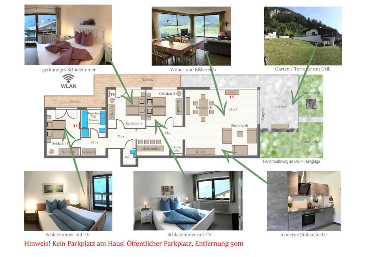 Ferienwohnung Haus Tälerblick Trins Exterior foto